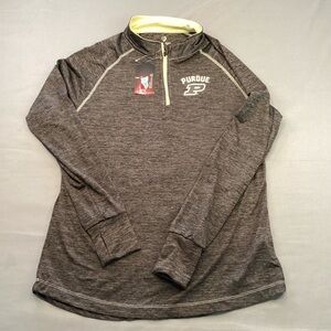 Purdue University Boilermakers Women’s 1/4 Zip Pullover Colosseum Size XL NWT